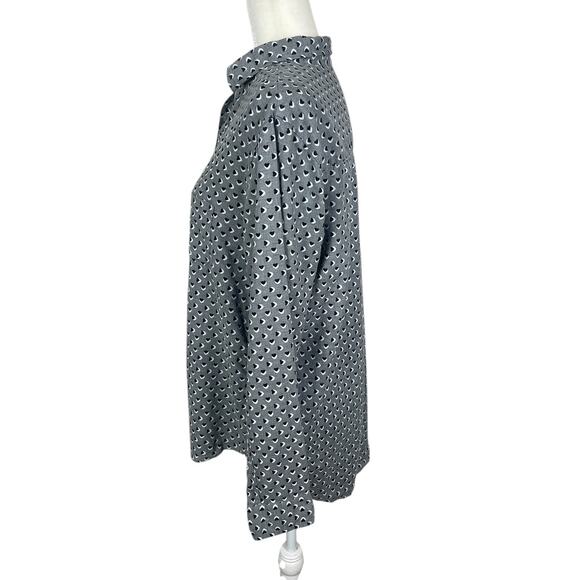 Grayson The Hero Button Up Shirt Hearts Lyocell Size 3 Medium Classic - Picture 5 of 14